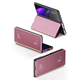 Telefontok a Samsung Galaxy Z Fold3 5G, Clear View, rózsaszín rose gold