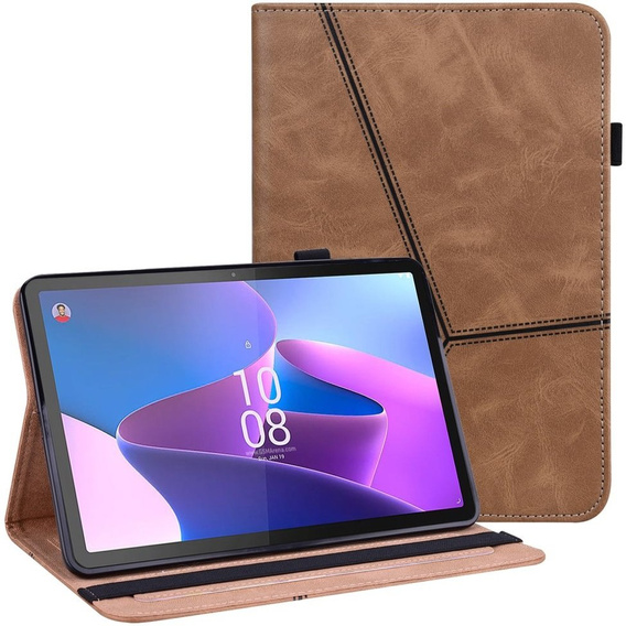 Tok Lenovo Tab P11 Pro Gen 2 TB132FU TB132XU 11.2", Classic, tolltartóval, barna