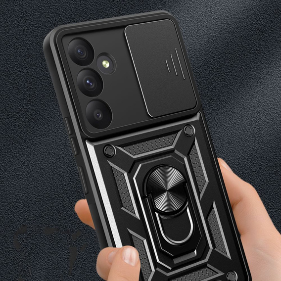 Telefontok a Samsung Galaxy A35 5G, CamShield Slide, fekete