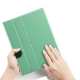 Tok + billentyűzet iPad 10.2 7/8/9 gen 2019/2020/2021, Keyboard Cover Pen Slot, zöld