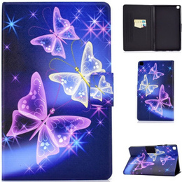 Telefontok a Samsung Galaxy Tab A7 10.4 2020 T500 T505, butterflies, lila