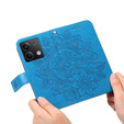 Pattintható tok a Xiaomi Redmi Note 13 5G, Mandala, kék