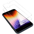 2x edzett üveg a iPhone 7/8/SE 2020/SE 2022, ERBORD 9H Hard Glass a képernyőn