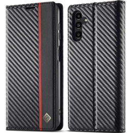 Pattintható tok a Samsung Galaxy A34 5G, Carbon LC.IMEEKE, fekete
