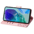Pattintható tok a Samsung Galaxy A16, Butterfly, rózsaszín rose gold