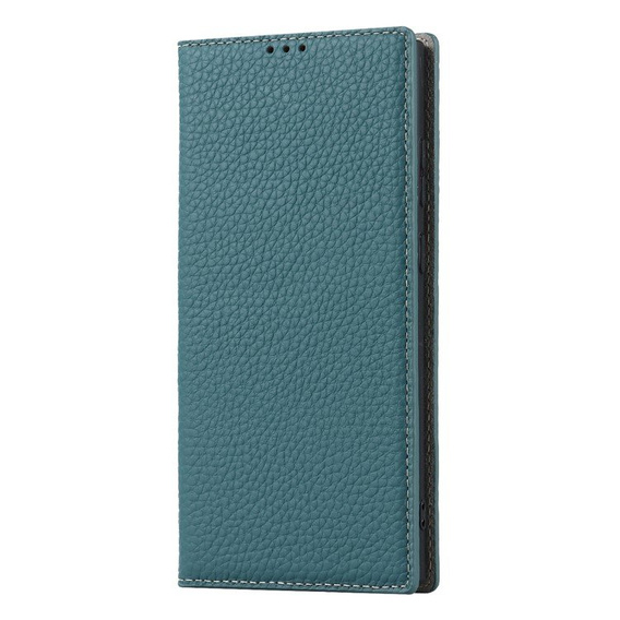 Bőr tok a Samsung Galaxy S23, ERBORD Grain Leather, kék