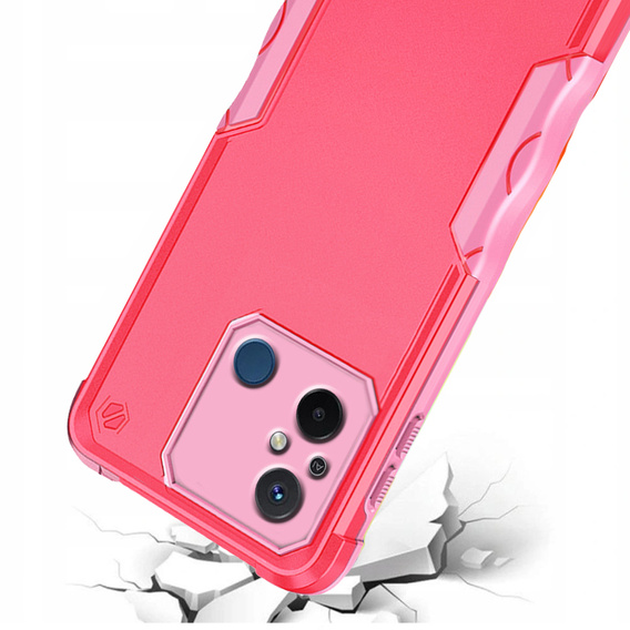 Páncélozott tok a Xiaomi Redmi 12C, Dual-Layer, rózsaszín
