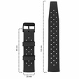 ERBORD univerzális 20 mm-es szilikon szíj