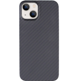 Tok iPhone 14, Aramid Fiber Cover, fekete