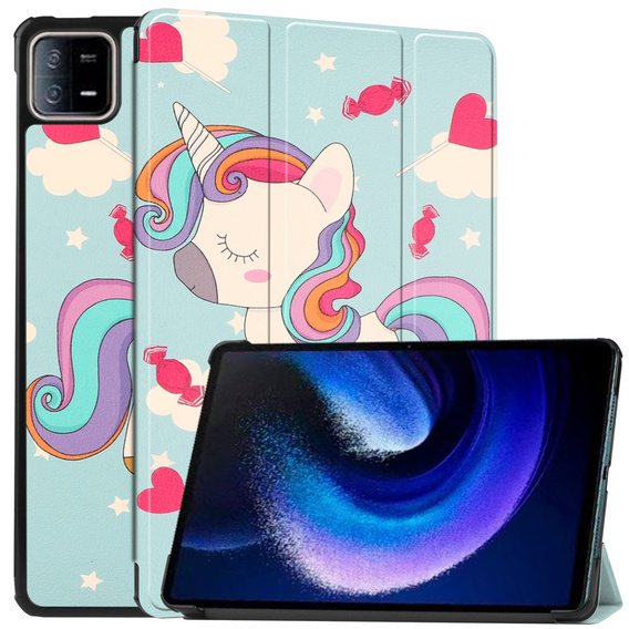 Tok Xiaomi Pad 6 / 6 Pro, Smartcase, unicorn