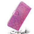 Pattintható tok a Oppo A17, Wallet mandala, rózsaszín