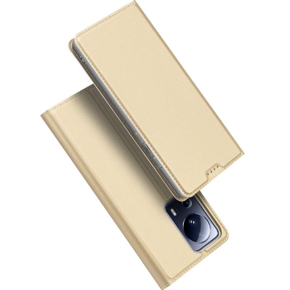 Dux Ducis Telefontok a Xiaomi 13 Lite, Skinpro, arany