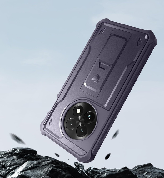 Páncélozott tok a OnePlus 13, Dexnor Full Body (Two Frames), lila