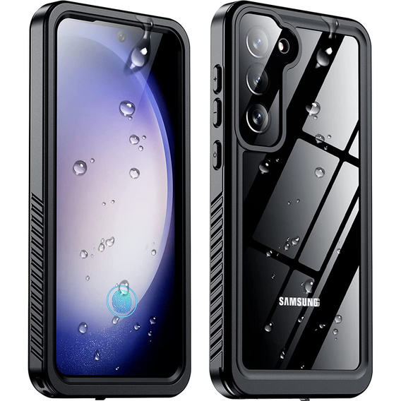 IP68 vízálló tok a Samsung Galaxy S23, fekete