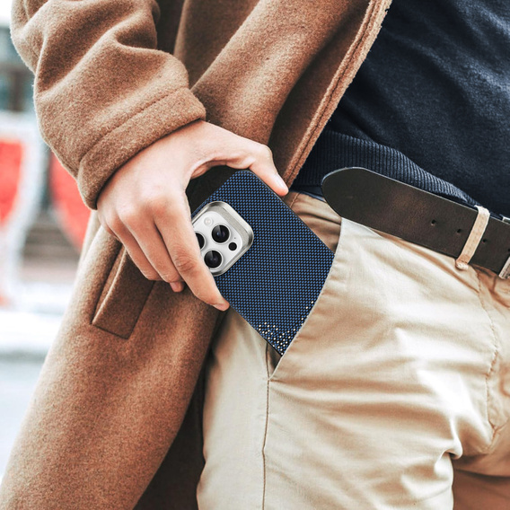 Tok iPhone 16 Pro készülékhez, Frame Kickstand, MagSafe, Sand Blue