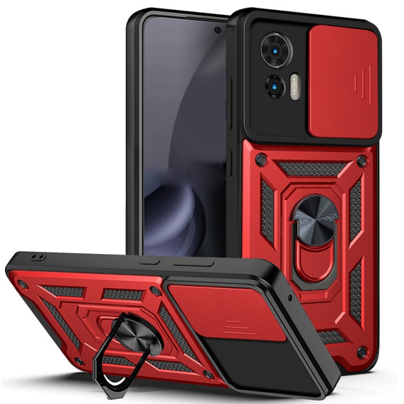 Telefontok a Motorola Edge 30 Neo 5G, CamShield Slide, piros