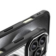 Tok a iPhone 16 Pro, Fusion Hybrid Carbon, MagSafe-hoz, fekete