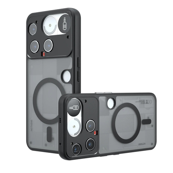 Tok Nothing Phone 3 5G-hoz, MagSafe, ERBORD Matt Case, fekete
