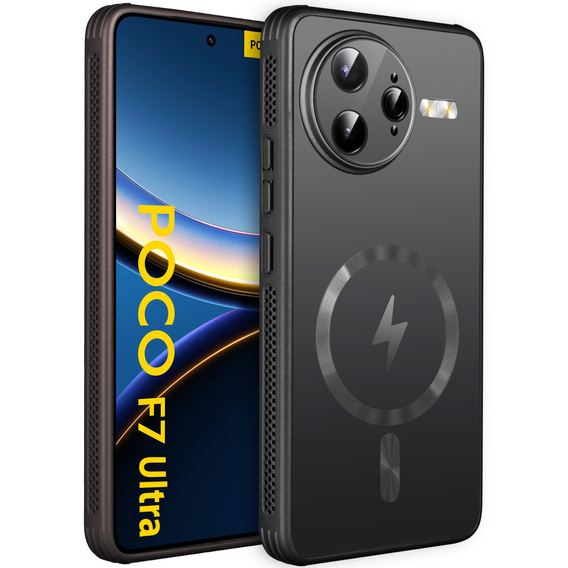 Tok Xiaomi Poco F7 Ultra készülékhez, MagSafe, fekete