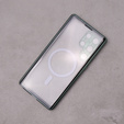 Magnetic Dual Glass MagSafe tok Samsung Galaxy S23 Ultra, zöld