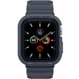 Spigen tok és szíj az Apple Watch 4/5/6/7/8/9/SE 44/45 mm-es modellekhez, Rugged Armor Pro charcoal grey