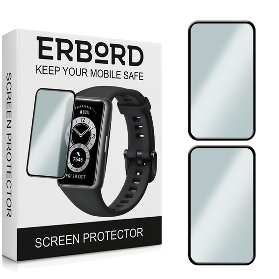 2x ERBORD hibrid üveg a Huawei Band 6