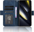 Pattintható tok a Xiaomi Poco F6, Card Slot, sötétkék