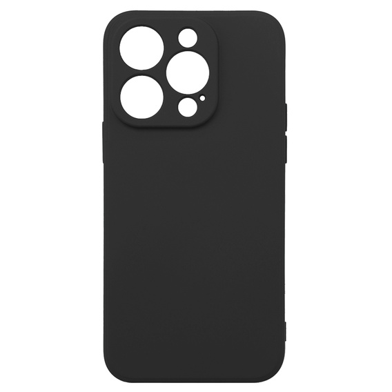 Telefontok a iPhone 15 Pro, Silicone Lite, fekete