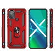 Páncélozott telefontok a Motorola Moto G50, Nox Case Ring, piros
