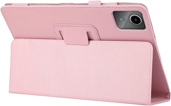Tok Lenovo Tab M11, bi-fold, patenttal, rózsaszín