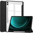 Tok Samsung Galaxy Tab S9 FE+ Plus, Smartcase Hybrid, tolltartó résszel, fekete