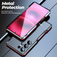 Teletok LUPHIE Samsung Galaxy S25 Ultra-hoz, Armor Bumper, fekete