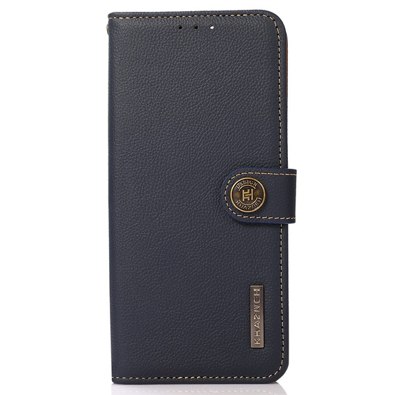 KHAZNEH RFID tok Xiaomi Redmi Note 13 Pro 5G, Litchi textúra, kék
