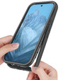 Tok Google Pixel 9 / Google Pixel 9 Pro készülékhez, Shockproof, fóliával, MagSafe-hoz, fekete