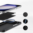 Telefontok a Samsung Galaxy S23 FE, Silicone MagSafe, fekete