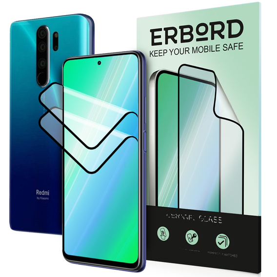 2x kerámia ERBORD hibrid üveg a Xiaomi Redmi Note 8 Pro