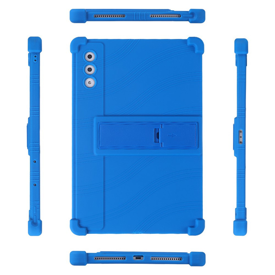Szilikon tok Lenovo Yoga Tab Plus, Impact, páncélozott, sötétkék