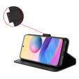 Flip tok Motorola Moto G84 5G-hez, Smart Magnet, fekete