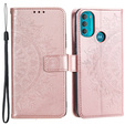 Pattintható tok a Motorola Moto G71 5G, Mandala, kék