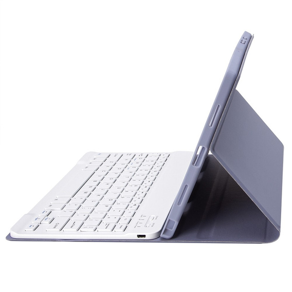 Tok + billentyűzet Samsung Galaxy Tab S6 Lite P610/P615 / S6 Lite 2022 10.4, Pen Slot, lila