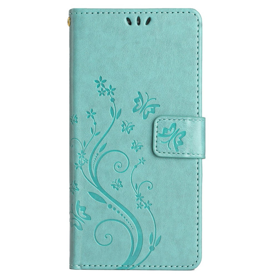 Pattintható tok a Xiaomi Redmi Note 13 Pro+, Butterfly, világoskék