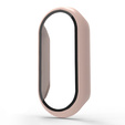 2in1 tok + edzett üveg a Xiaomi Smart Band 10 / 9 / 8-hoz, rózsaszín