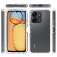 Tok Xiaomi Redmi 13C készülékhez, Shockproof, fóliával, átlátszó