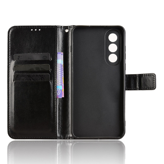 Pattintható tok a OnePlus Nord 5, Crazy Horse Wallet, fekete