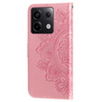 Pattintható tok a Xiaomi Redmi Note 13 Pro 5G, Mandala, rózsaszín rose gold