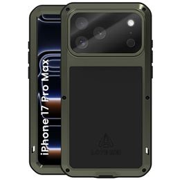 Páncélozott tok edzett üveggel iPhone 17 Pro Max készülékhez