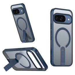 Fusion Hybrid tok Google Pixel 10 / 10 Pro készülékhez, MagSafe, állvánnyal, kék színű