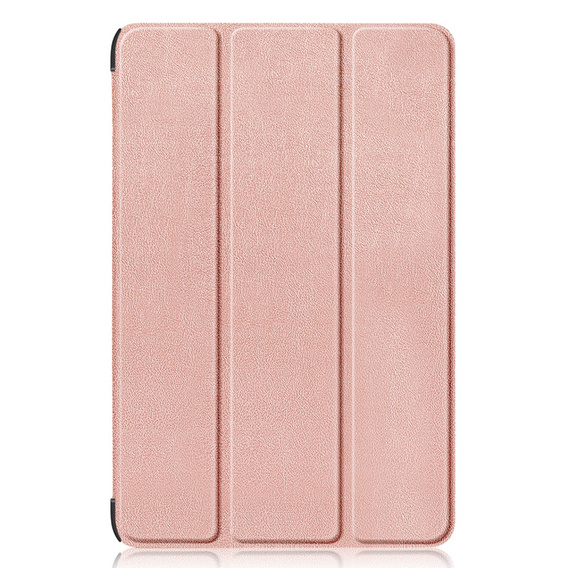 Tok Samsung Galaxy Tab S9 FE+ Plus, Smartcase tolltartóval, rózsaszín rose gold