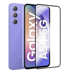 3D edzett üveg Samsung Galaxy A54 5G készülékhez, fekete