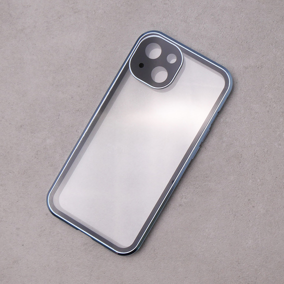 Tok iPhone 13, Magnetic Dual Glass, kék